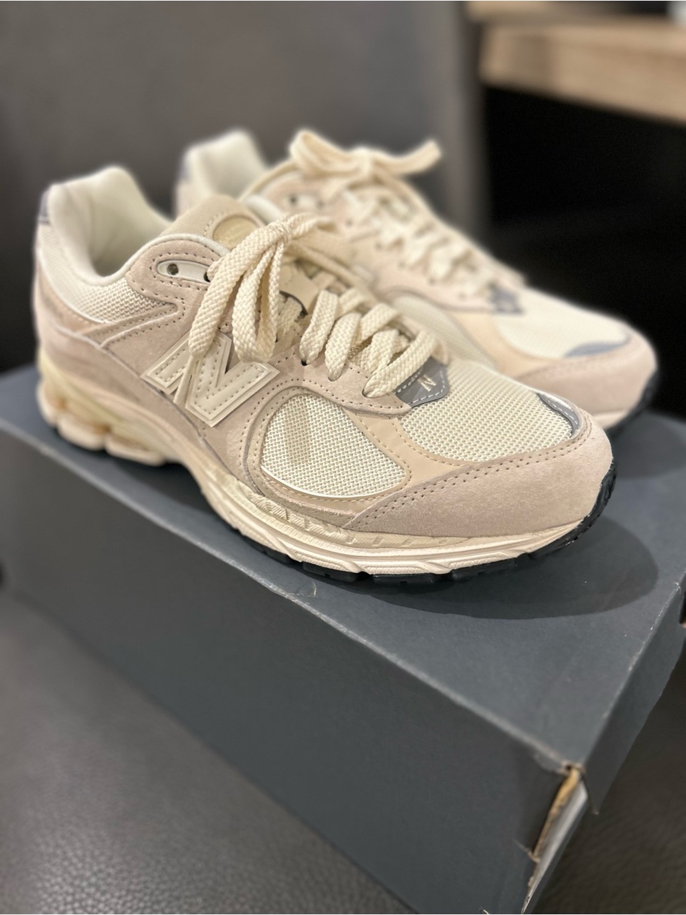 New Balance 2002R | Women's Size 7.5 | Men’s Size 6 | Cream/Taupe Sneaker